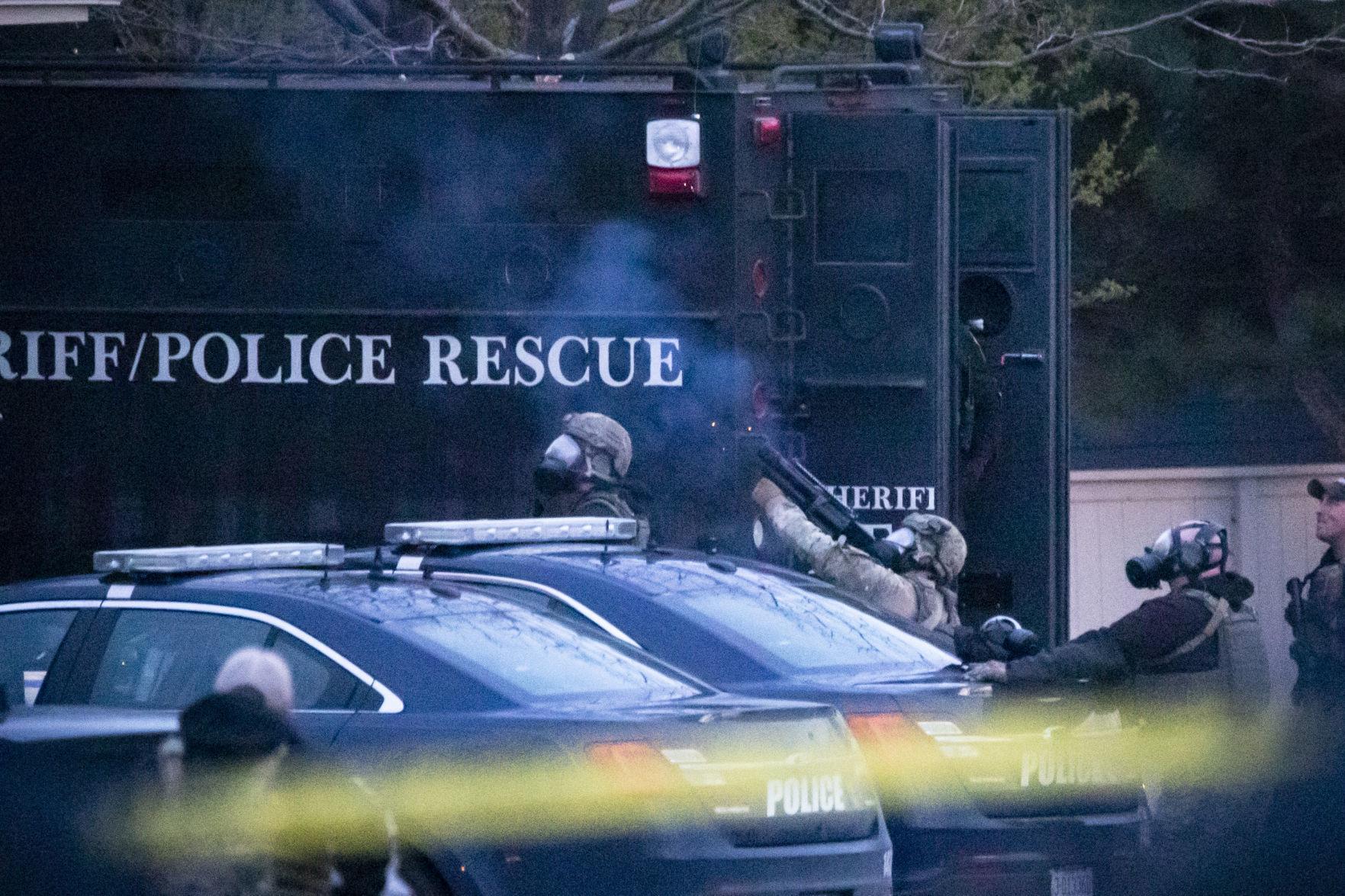 Police standoff